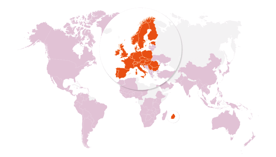 World Map No Russia